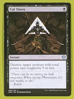 Cut Down x1 Dominaria United 1x MTG Magic the Gathering - Image 2