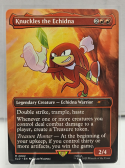 IN HAND - Knuckles the Echidna ✨NON-FOIL✨ Secret Lair x Sonic - NM Magic MTG - Image 3