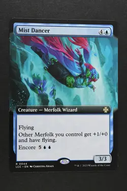 Magic The Gathering: Mist Dancer - LCC - Rare Extended Art - LP - MTG - Image 1
