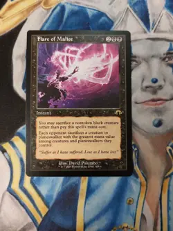 MTG Flare of Malice Retro Modern Horizons 3 Black Rare Instant NM-M x1 - Image 2