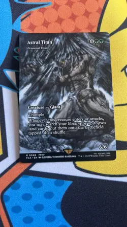 Astral Titan - Primeval Titan (Showcase) 48 FINAL FANTASY: Through the Ages MTG - Image 2