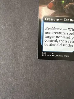 NM Extended Art Displacer Kitten, MTG, Baldur's Gate, Magic, 560 - Image 6