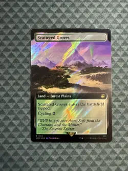 MTG Scattered Groves #1103 Surge Foil Ext. Art Rare UB: Doctor Who (WHO) - Image 1