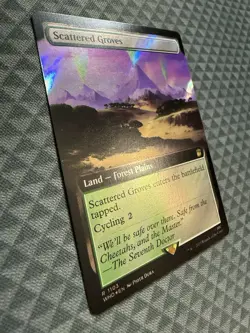 MTG Scattered Groves #1103 Surge Foil Ext. Art Rare UB: Doctor Who (WHO) - Image 7