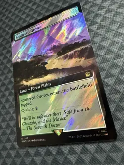 MTG Scattered Groves #1103 Surge Foil Ext. Art Rare UB: Doctor Who (WHO) - Image 8