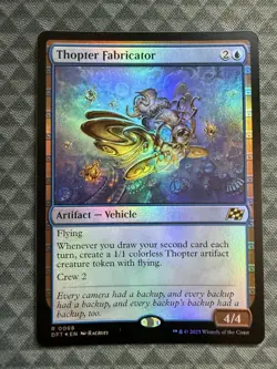 MTG Thopter Fabricator #0068 Foil Rare Aetherdrift (DFT) - Image 2
