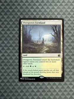 MTG Overgrown Farmland #265/277 Rare *The List Reprints (LIST) - Image 1