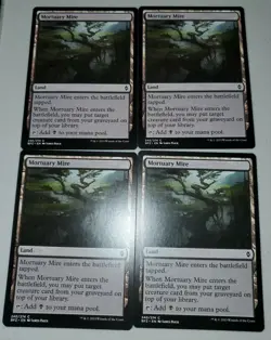 4 x Mortuary Mire Moderately Played - Image 1