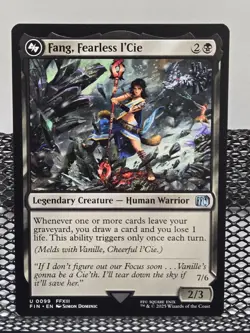 MTG, Fang, Fearless I'Cie, U, Final Fantasy, FIN, NM/MINT, 0099 - Image 1