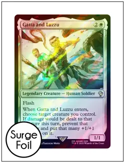 1x Gatta and Luzzu, Surge Foil, Final Fantasy, Magic MTG NM - Image 1