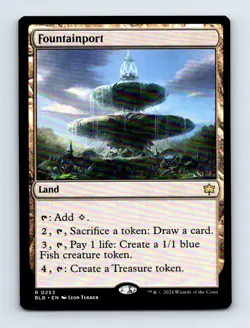 #253 2024 Bloomburrow BLB * Fountainport Rare - Image 3