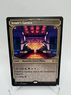 Jetmir's Garden MTG Streets of New Capenna Showcase Rare Land NM-M x1 - Image 2