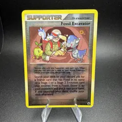 Fossil Excavator Reverse Holo 82/100 Majestic Dawn Pokemon Card - Image 3