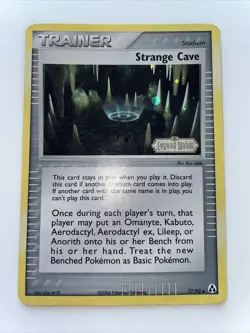 Strange Cave Trainer 77/92 - EX Legend Maker - STAMPED - Holo - Uncommon - MP - Image 5