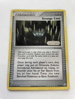 Strange Cave Trainer 77/92 - EX Legend Maker - STAMPED - Holo - Uncommon - MP - Image 6