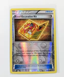 Pokémon TCG Fossil Excavation Kit Fates Collide 101/124 Reverse Holo NM - Image 4