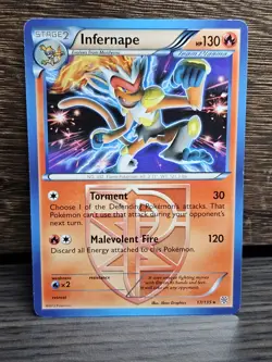 Pokémon TCG Infernape Plasma Storm 17/135 Regular Non Holo - Image 4