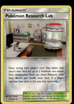 Pokemon Pokémon Research Lab 205/236 Unified Minds Reverse Holo Uncommon - Image 1