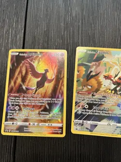 Pokemon TCG Crown Zenith Legendary Bird Promo Card Set MOLTRES ARTICUNO ZAPDOS f - Image 2