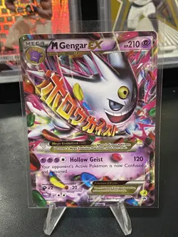 Mega Gengar EX #XY166 Holo full art Pokemon Promo 2016 MP/HP - Image 1