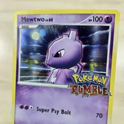 MP Mewtwo 9/16 Holo Promo Cosmos Foil Nintendo PokÃ©mon Card Rumble 2009 - Image 1