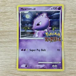 MP Mewtwo 9/16 Holo Promo Cosmos Foil Nintendo PokÃ©mon Card Rumble 2009 - Image 2