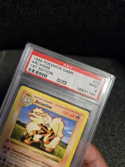 PSA 9 1999 Pokemon Game Base Set 1st Edition Arcanine Mint Card Rare Vintage #23 - Image 3