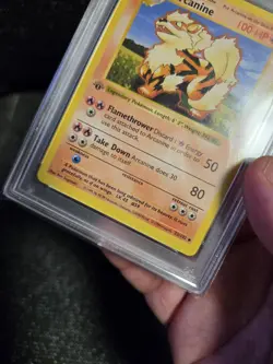 PSA 9 1999 Pokemon Game Base Set 1st Edition Arcanine Mint Card Rare Vintage #23 - Image 4