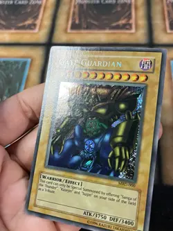 Gate Guardian FADED MISPRINT MRD-000 Metal Raiders Yugioh Secret Rare - Image 2