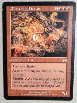 Blistering Firecat - Onslaught - Regular - HP - Free Shipping - MTG - Image 1