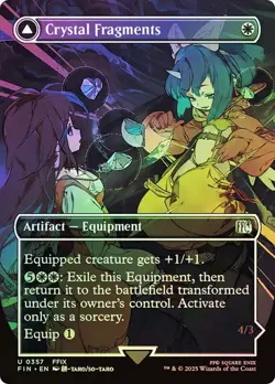 FINAL FANTASY CRYSTAL FRAGMENTS SUMMON: ALEXANDER FOIL BORDERLESS U 357 FIN MTG - Image 1