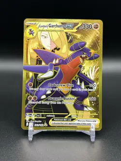 Pokemon Cynthia's Garchomp ex 241/182 Sv10: Destined Rivals Gold Hyper Rare MINT - Image 1