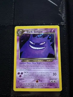 Pokemon Neo Destiny Dark Gengar Holo Card 6/105 MP Condition - Image 1