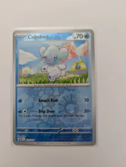 Pokemon Scarlet Violet Obsidian Flames OBF Cubchoo 053/197 Reverse Holo - Image 3