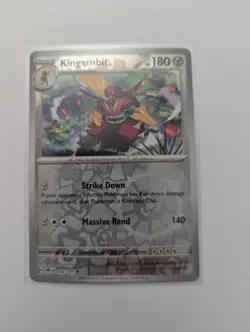 Pokemon Scarlet Violet Obsidian Flames OBF Kingambit 150/197 Reverse Holo - Image 1