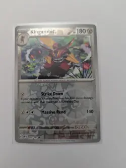 Pokemon Scarlet Violet Obsidian Flames OBF Kingambit 150/197 Reverse Holo - Image 3