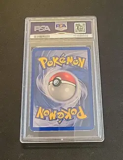 1999 POKEMON GAME #10 MEWTWO-HOLO PSA 1 Holo 10/102 - Image 5