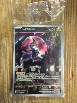 Miraidon - SVP013 - Pokemon Scarlet & Violet Promo SEALED Holo Card NM - Image 3