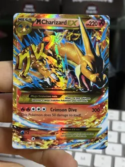 M Charizard EX 107/106 SECRET RARE XY Flashfire 2014 Holo Pokémon Card TCG - Image 3