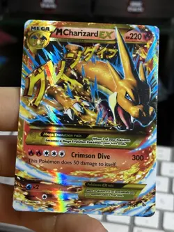 M Charizard EX 107/106 SECRET RARE XY Flashfire 2014 Holo Pokémon Card TCG - Image 4