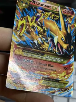 M Charizard EX 107/106 SECRET RARE XY Flashfire 2014 Holo Pokémon Card TCG - Image 7