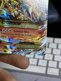 M Charizard EX 107/106 SECRET RARE XY Flashfire 2014 Holo Pokémon Card TCG - Image 8