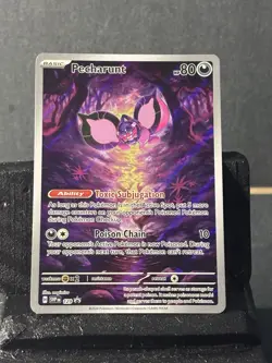 Pokémon TCG Pecharunt Promo Full Art 2024 Scarlet & Violet Shrouded Fable - Image 1
