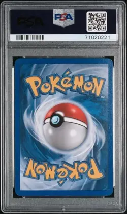 2006 POKEMON EX DRAGON FRONTIERS AMPHAROS 1/101 REVERSE STAMPED HOLO PSA 8 B - Image 2