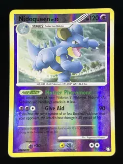 Nidoqueen 31/123 Mysterious Treasures Reverse Holo Rare Pokemon Card MP - Image 1