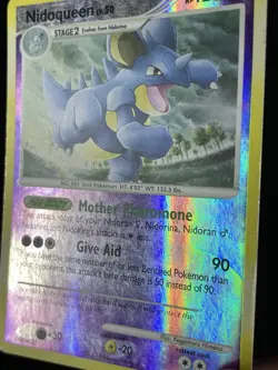 Nidoqueen 31/123 Mysterious Treasures Reverse Holo Rare Pokemon Card MP - Image 2
