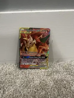 Pokémon TCG Charizard and Braixen Gx Tag Team 22/236 Holo Ultra Rare LP - Image 1