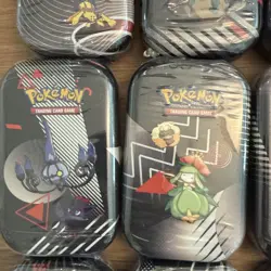 Pokemon Scarlet & Violet Black Bolt &White Flare  Sealed 6 Tins Lot NEW - Image 13
