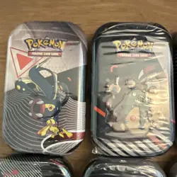 Pokemon Scarlet & Violet Black Bolt &White Flare  Sealed 6 Tins Lot NEW - Image 2