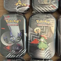 Pokemon Scarlet & Violet Black Bolt &White Flare  Sealed 6 Tins Lot NEW - Image 5